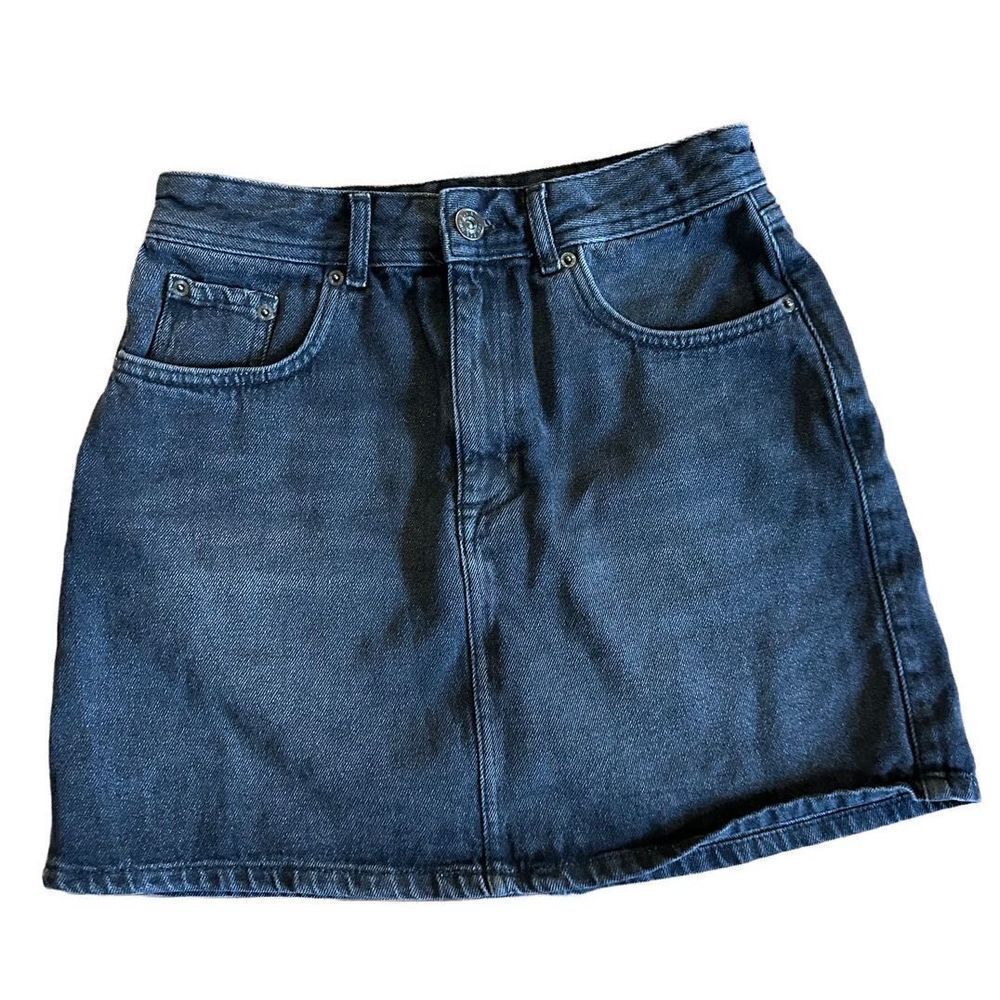 UO‎ BDG womens black denim skirt sz M